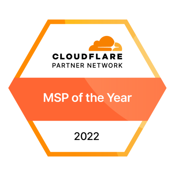 Partenaire MSP managed services partner de l'année Cloudflare Castelis