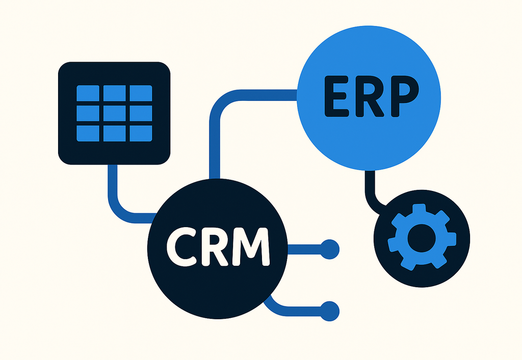 Excel, ERP, CRM : remplacer, connecter ou prolonger ses outils
